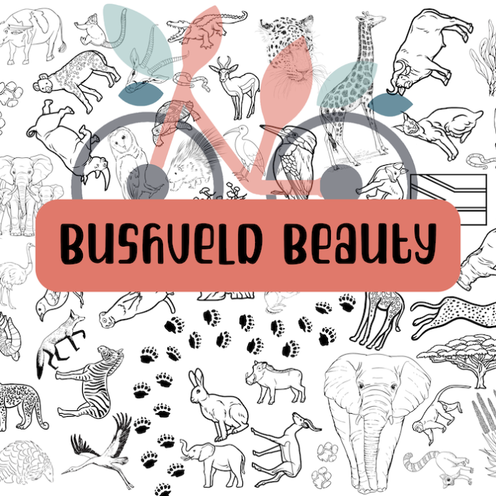 Bushveld Beauty A1 Colouring Poster